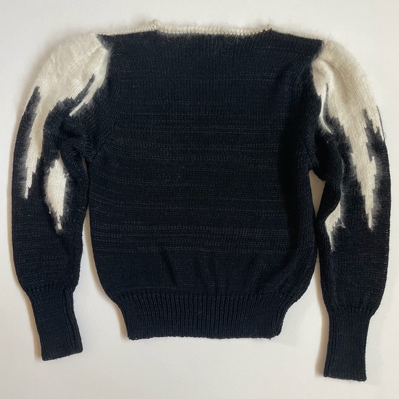 Vintage Christine Fuzz and Knit Sweater - Picture 2 of 6